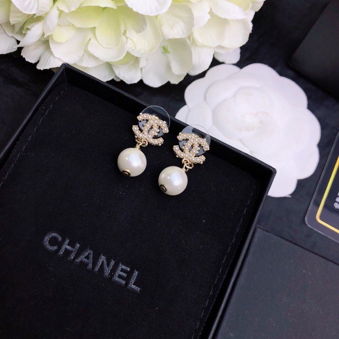 Ch*el earrings